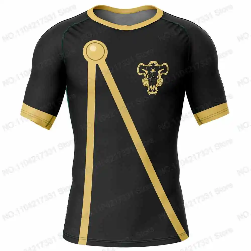 Popular Bonesaw Anime Rash Guards Surfing Jersey Beach Shirts Swimwear Diving Gym Shorts MMA BJJ Men Jiu Jitsu Fitness Sets
