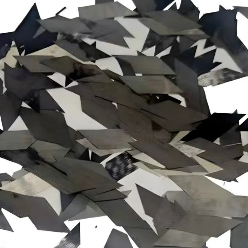 Carbon Fiber Chopped Wire Forged Cut High Strength Short Fibre Filament Diamond Shaped Flake