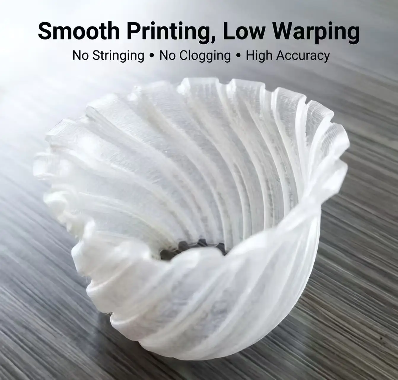 1.75mm PCTG 3D 프린터 필라멘트 4KG 팩 고강도 PCTG 투명/흰색/검정색 3D 프린팅 재료 (FDM 프린터용)