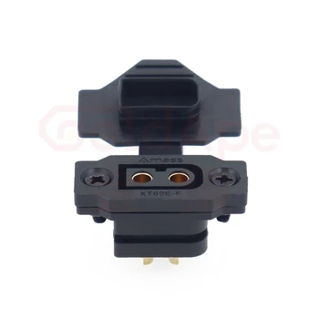 AMASS Quick Charge XT60E-F.B เครื่องบินรุ่นแบตเตอรี่ Gold-plated 30A High Current หญิงติดตั้ง XT60 Connector สีดํา 5