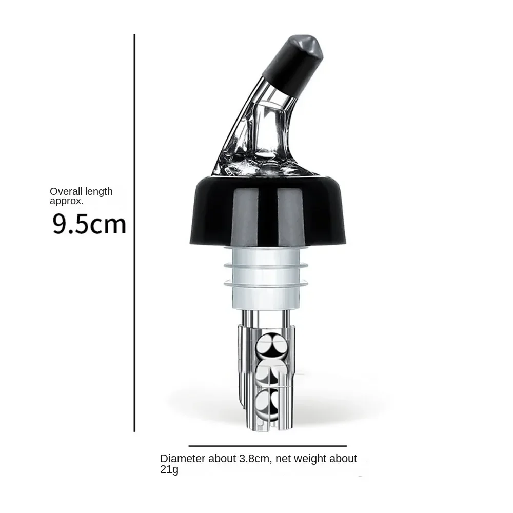 1oz/45ML Portable Quick Shot Spirit Measure Measuring Pourer Drinks Wine Cocktail Dispenser Bar Tools Bottle Spout Stopper