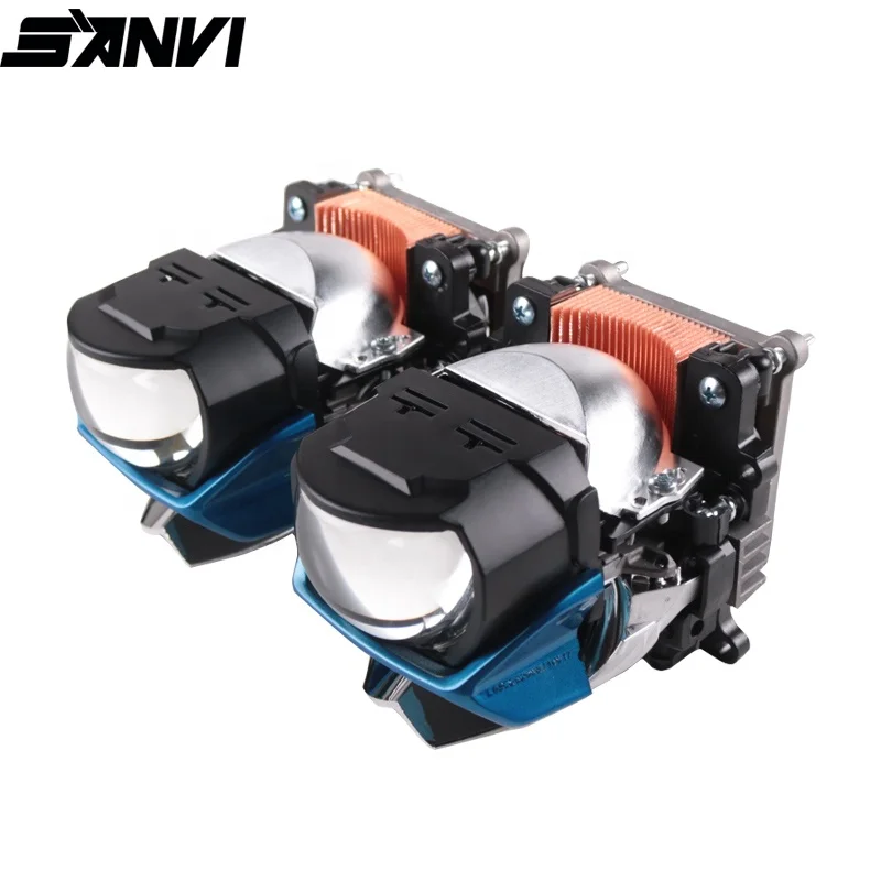 

Новинка 2020 супер яркая Sanvi 3 дюйма L93 Bi светодиодная линза фара 55 Вт 6000k двухцветная Универсальная автомобильная Лазерная фара для Audi автомобиль