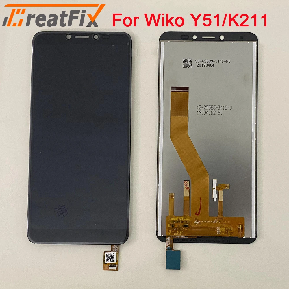 ЖК-дисплей 5,45 дюйма для Wiko Y51 с фотографией для Wiko Sunny 5 Lite LCD Wiko кодирующий преобразователь сенсорного экрана в сборе/W-K210 дисплей