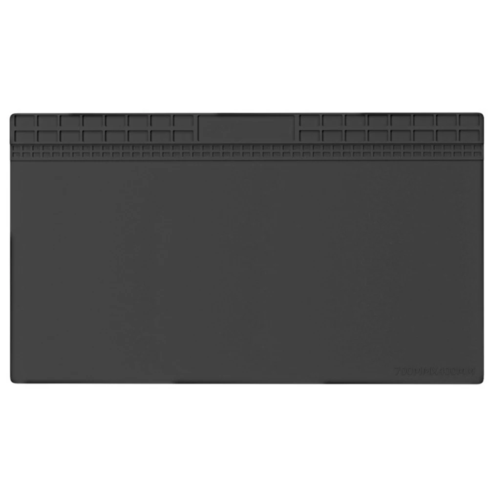 Silicon Insulation Pad Heat-Resistant Repair Work Mat 70*40CM Work Pad Soldering Mat for Electronic Phone Laptop Watch Repair 5