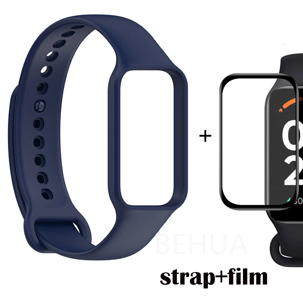 Silicone Replacement Band with Protector Film