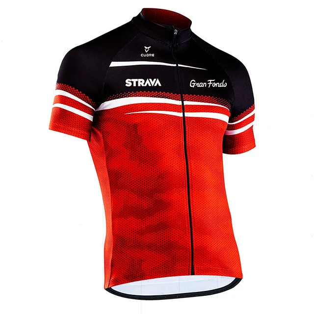2023 Strava Cycling Set Bike Uniform Summer Cycling Jersey Set Road