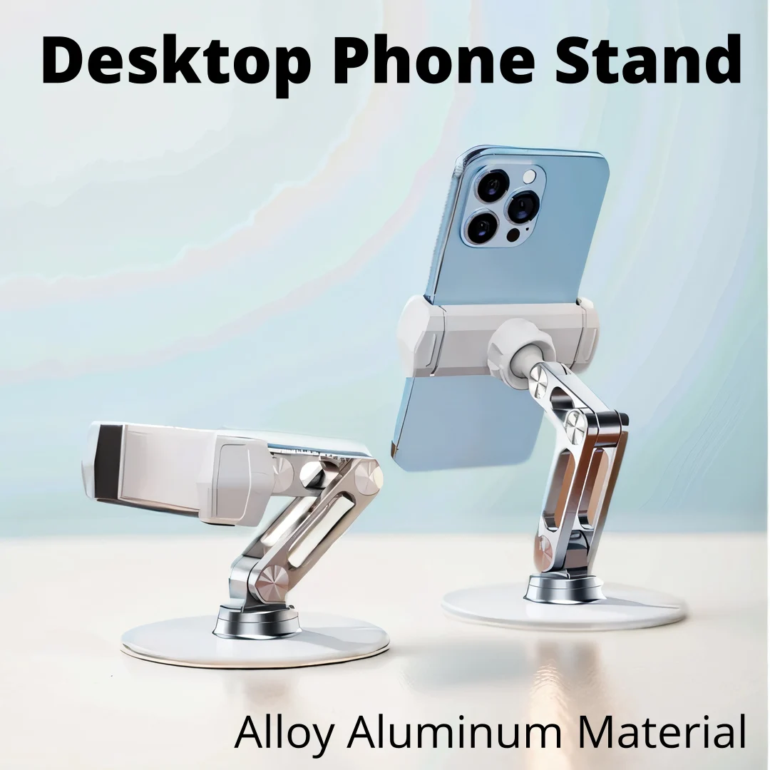 

Desk Alloy Aluminum Clip Phone Stand Cellphone Mobile Phone Holder Telephone Support Bracket Accessories for iPhone Xiaomi 12 13