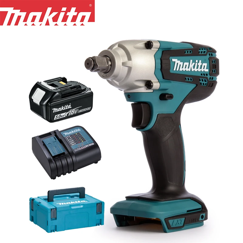 

Гайковерт Makita DTW190 ударный аккумуляторный, 18 в, с литиевым аккумулятором