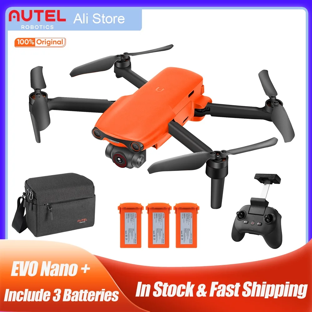 autel robotics evo nano plus camera drone 249g 4k camera rc drone 28mins flight camera drone obstacle avoidance rtf quadcopter