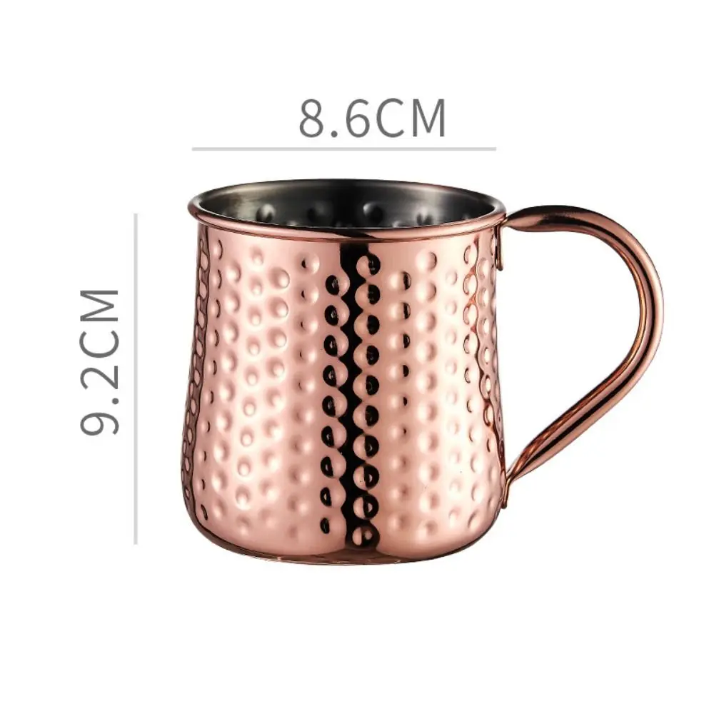 Copper Moscow Mule Mug Stainless Steel Silver Beer Coffee Cup