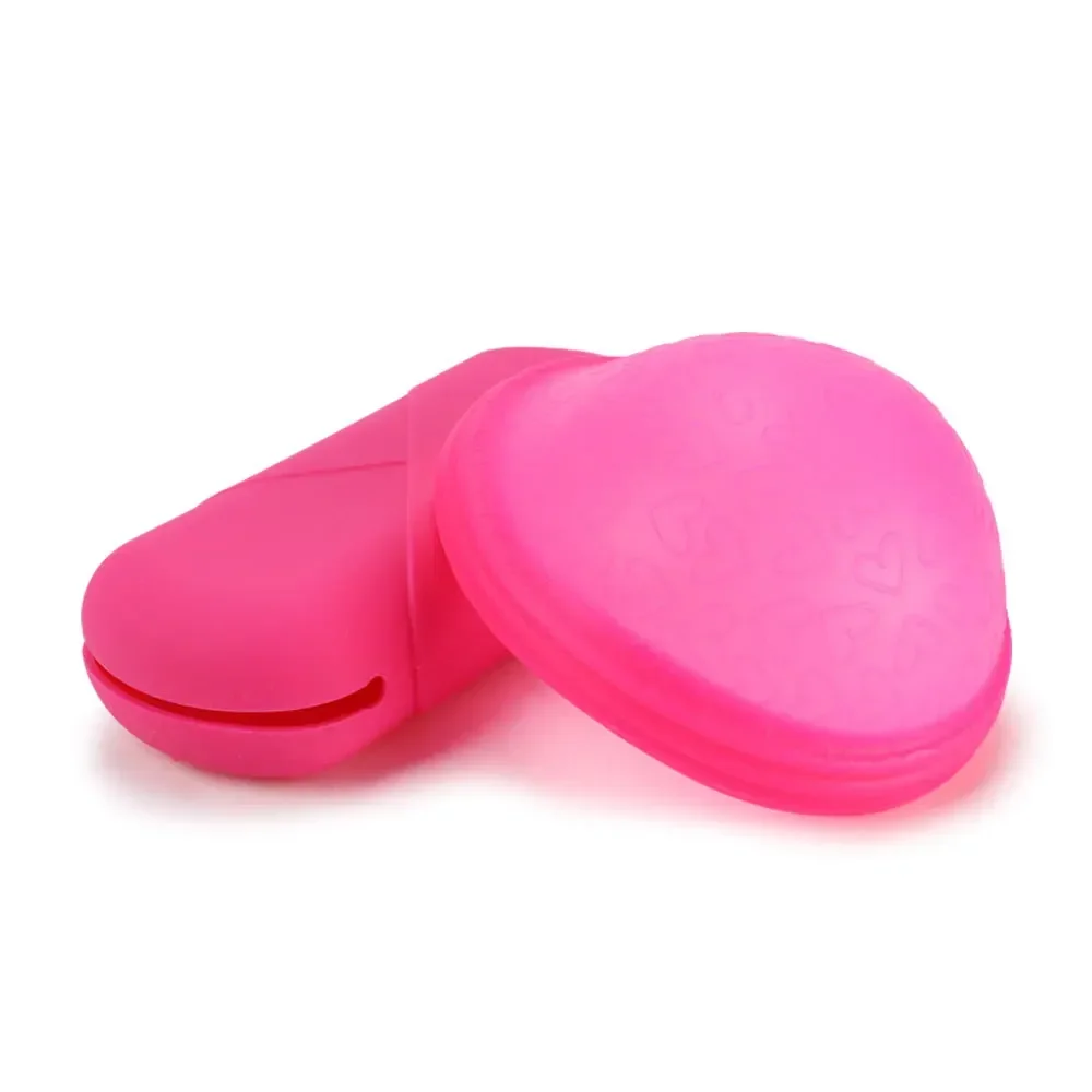 Menstrual Disc with Box Soft Silicone Menstrual Cup Extra-Thin Sterilizing Reusable Disk Tampon Pad Alternative