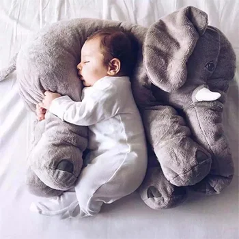 Kid Toy 40/60cm Fashion Baby Animal Plush Elephant Doll Stuffed Elephant Plush Soft Pillow Children Room Bed Decoration Toy Gift