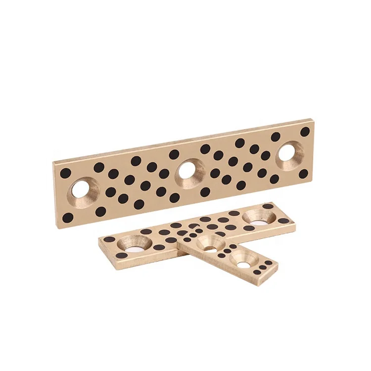 

Wholesale Sliding Guide Block Cover Oil Free Graphite Plugged Pads Slide Plates Bronze Wear Plates