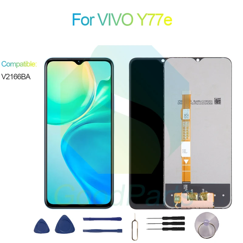 

ЖК-экран для VIVO Y77e, 6,58 дюйма, V2166BA, для VIVO Y77e, сменный сенсорный дигитайзер в сборе