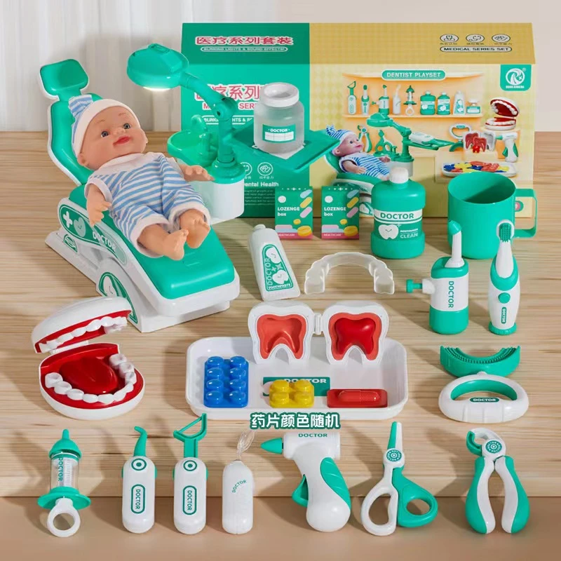 

Role Playing Doctor Toy Set Simulation Medical Dentist Children Scene Game Nurse Tools Medical Institution Toy Gifts