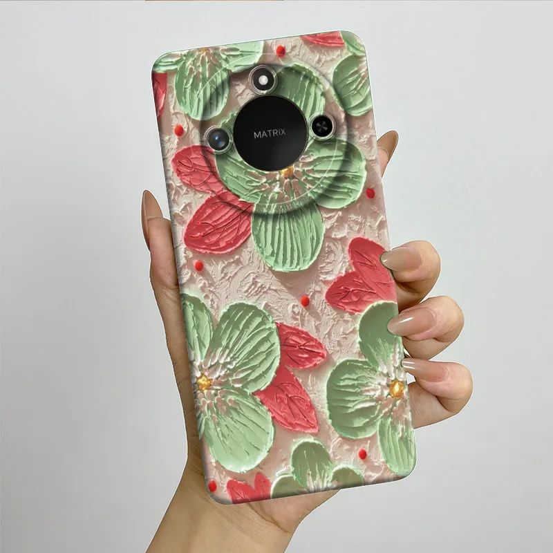 Sweet Painted Silicone Phone Case - Fashion Cartoon Design, Protective & Stylish