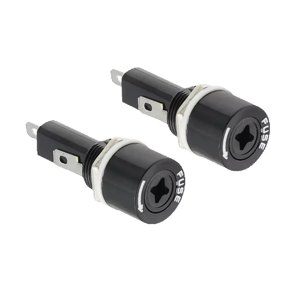R3-22 패널 마운트 섀시 퓨즈 홀더(6x30mm 유리 퓨즈용) 10A 250V 6*30 고온 내성