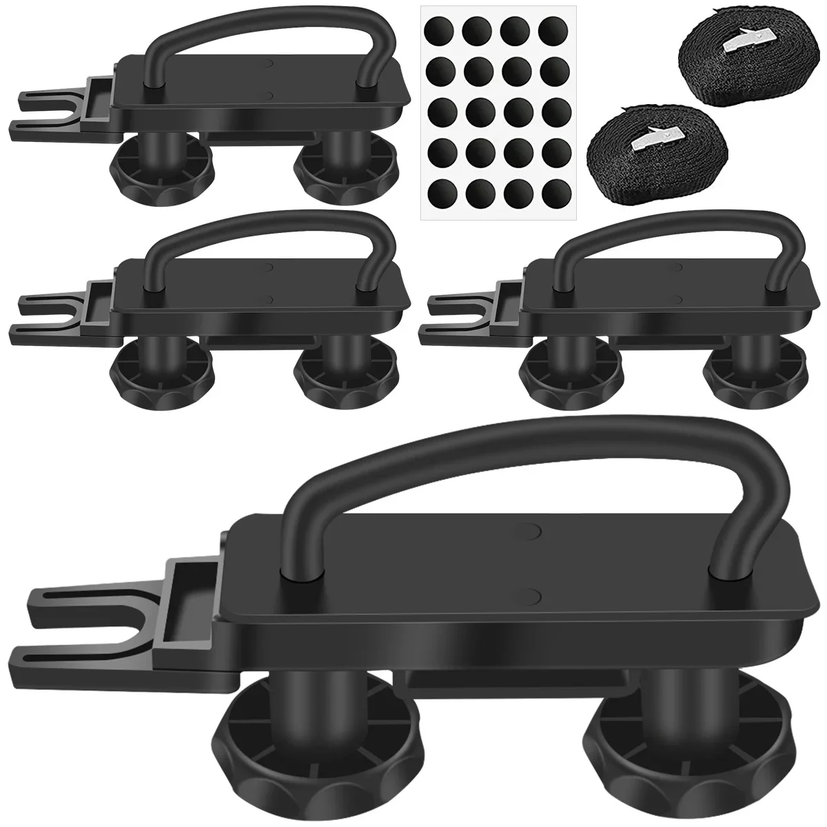 Universal Heavy Duty Roof Box Mounting Kit - Durable U-Bolt Clamp and Bracket System