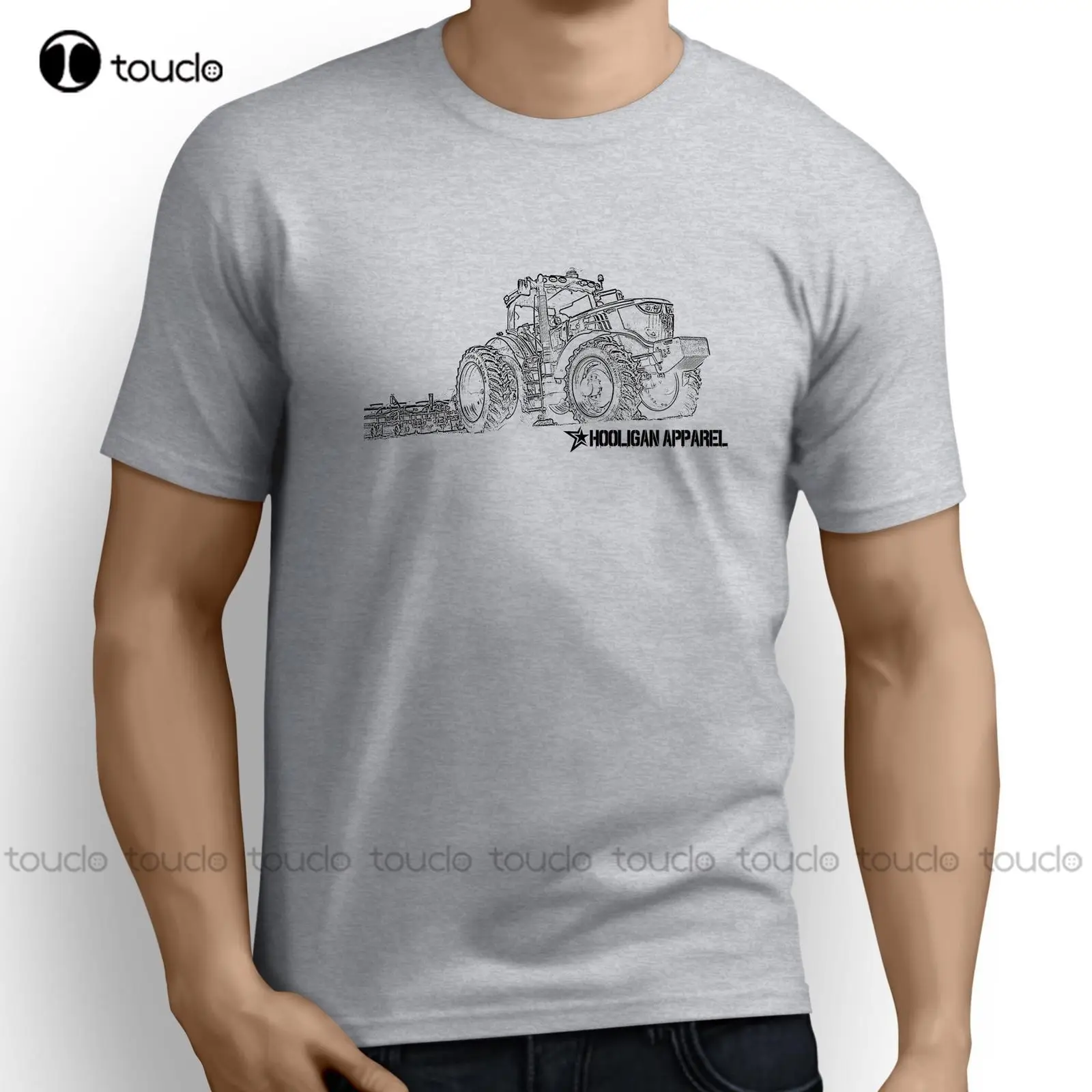 

Men Summer O Neck T Shirt Hipster Tops American Classic Tractor Fans 6190R Tractor Inspired Vehicle bodybuilding T-Shirt