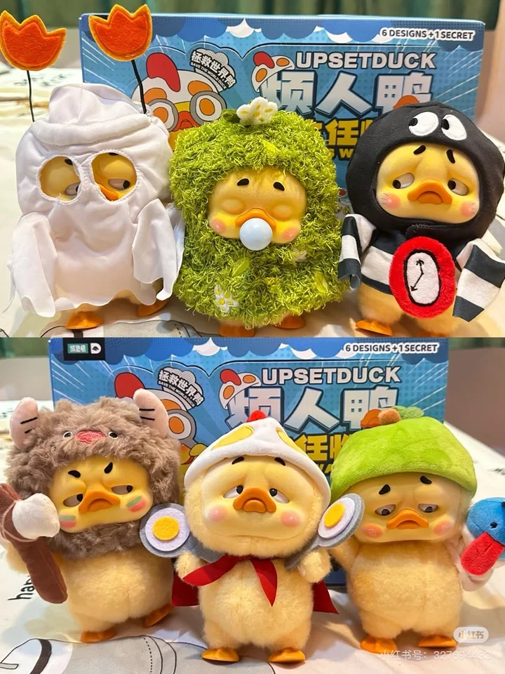 Upsetduck Blind Box Upset Duck V3 Born This Way Vinyl Plush Dolls