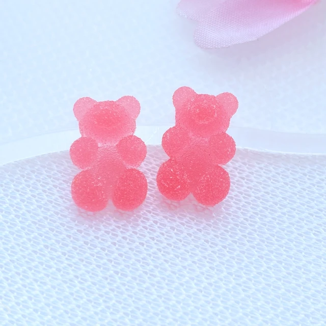 20 db Aranyos Mini Rugalmas Medve Lapos Hátsó Gyanta Kabochonok Scrapbooking Barkács Ékszer Kézműves Dekorációs Kiegészítők - Image 5