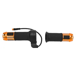 Electric Scooter Aluminum Alloy Twist Throttle Grip for Enhanced Riding Safety (Golden)