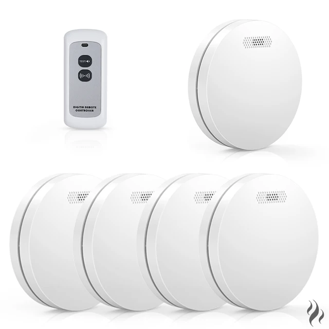 5x Smoke detectors