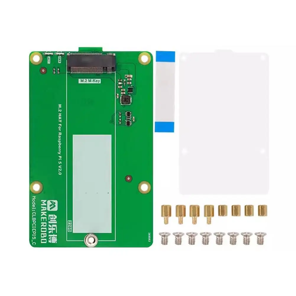 Per Raspberry Pi 5 Dedicato Pcle A M.2 Ssd Expansion Board Supporta M.2 2242/2280 Ssd Per Raspberry Pi 5 Design Dell'Interfaccia Pcle