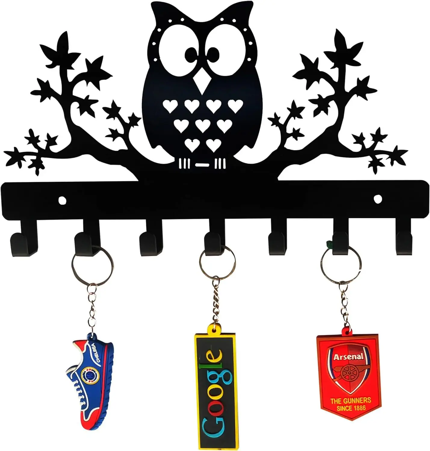 Wall Mounted Sweet Home Decorative Key Holder, Key Wall Hook, Creative Key Holder For Front Door 2