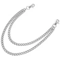 Stylish Unisex Waist Chain with Lobster Clasp (Silver)
