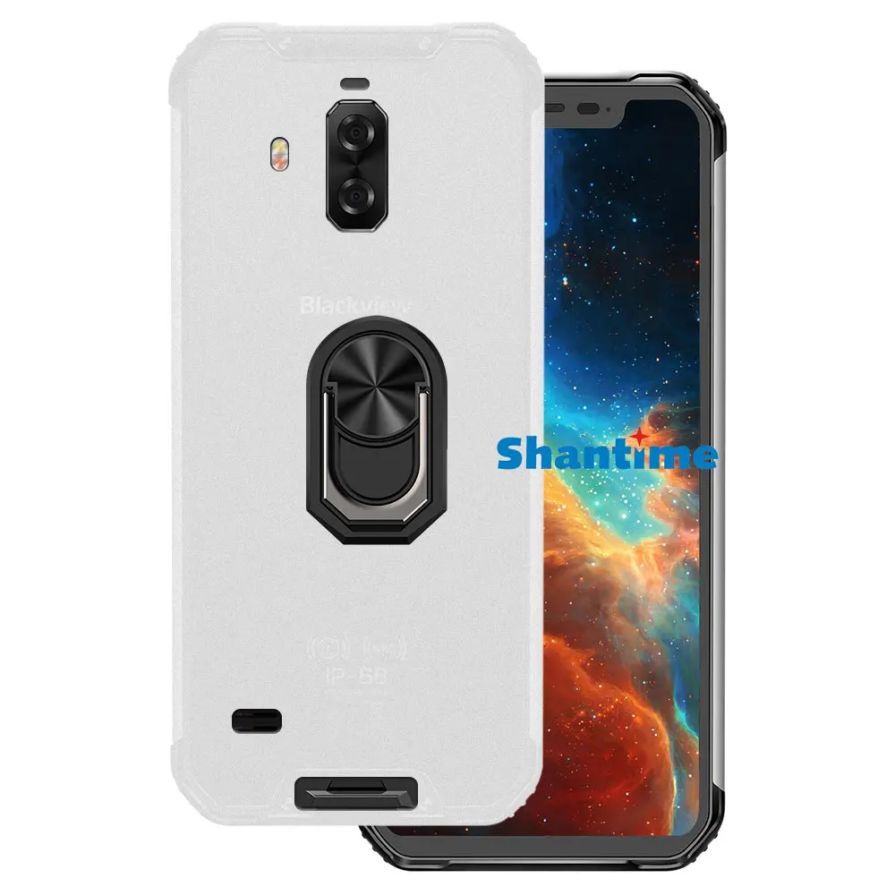 Роскошный ударопрочный кольцевой держатель для Blackview BV9600 Pro Blackview BV9600 BV9600E, мягкий силиконовый защитный чехол из ТПУ