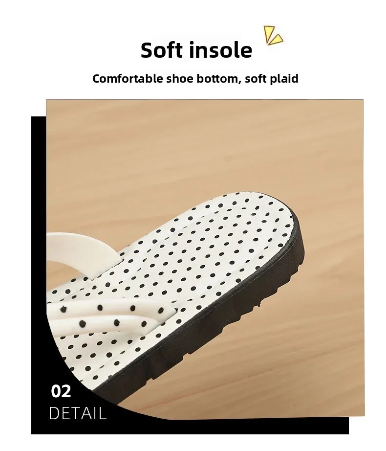 Koreanische Plateau-Flip-Flops für Damen