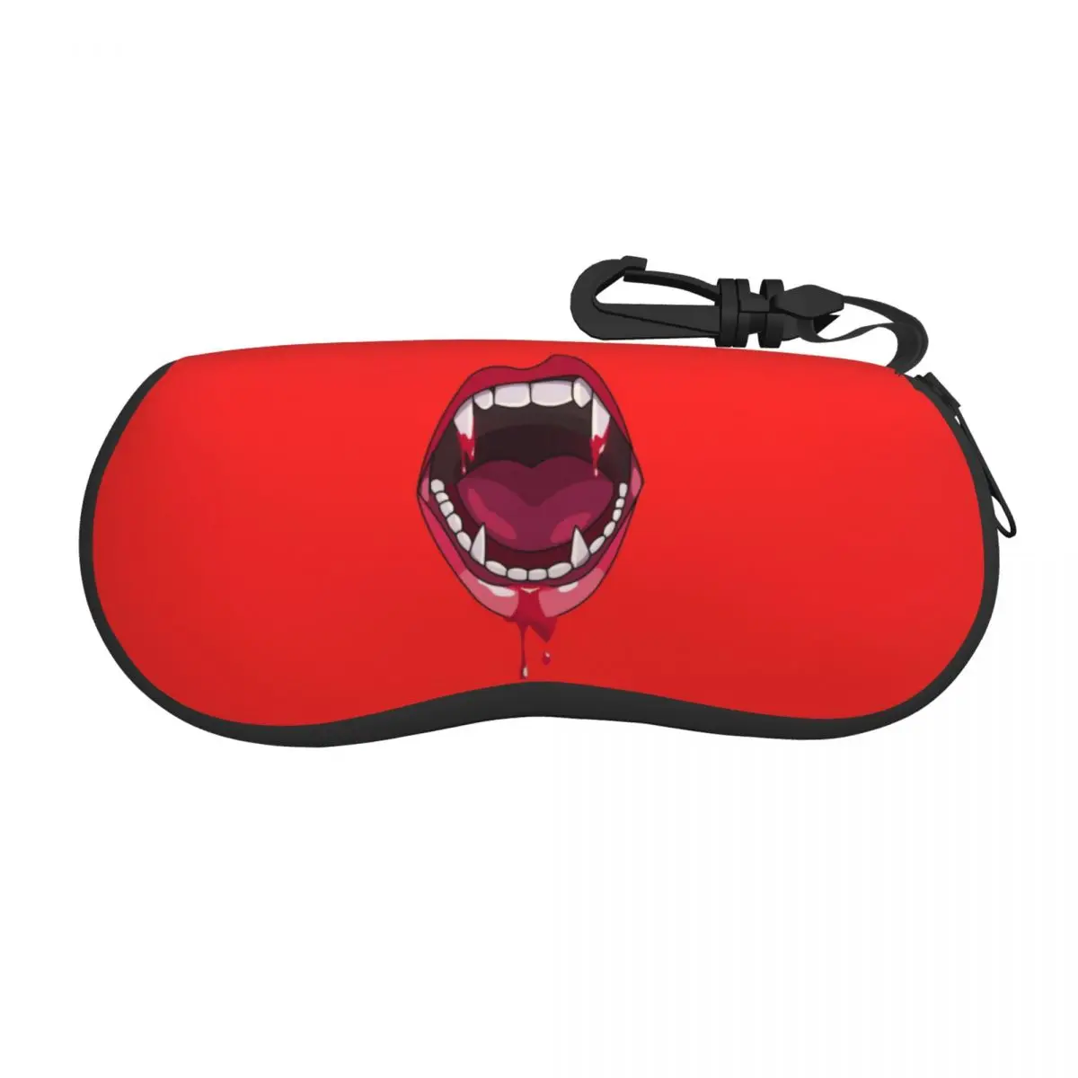 

Custom Bloody Vampire Teeth Glasses Case Fashion Horror Devil Ghost Shell Eyeglasses Case Sunglasses Box