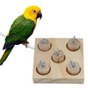 Parrot Bird Toy Parrot Bite Chewing Toy Pet Bird Swing Ball Standing Toy Plastic Rings Training Intelligence Toy Game Supplies 6