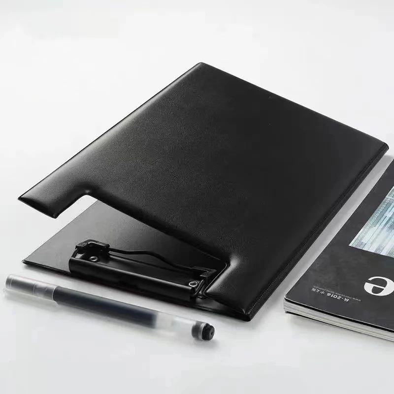 Leather Clipboard with Storage Clipboard, Writing Pad, A5 Signature Board, Writing Pad, Stationery, Nurse, Leather, Splint