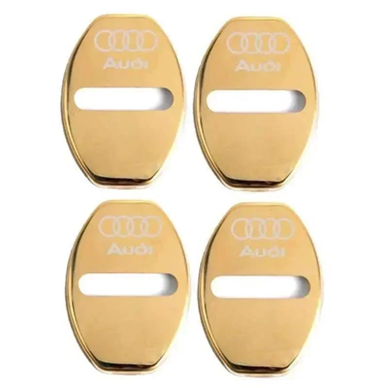 Premium Car Logo Door Lock Protective Cover Sticker Set (4pcs)