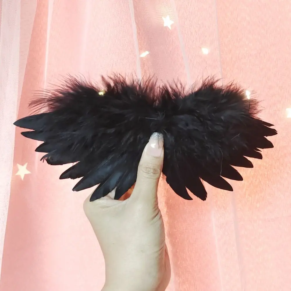 DIY Plush Stuffed Wing Cotton Doll Soft Korea Kpop 20CM Doll Feather Wings Cartoon Kawaii Cotton Doll‘s Cloth Girls