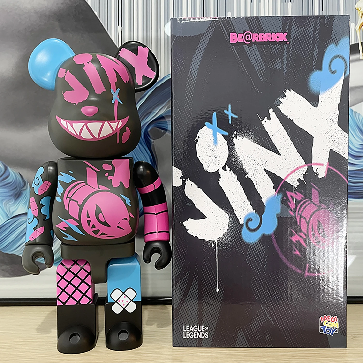 その他 BE@RBRICK - BEARBRICK VITALMATERIAL 400% BE@RBRICK Bearbrick Sunflowers Design 28cm Great Toy