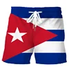 Retro 3D Printed Cuban Flag Beach Shorts Men Summer Casual Street Cube Pattern Short Pants Summer Quick Dry Surf Board Shorts 1