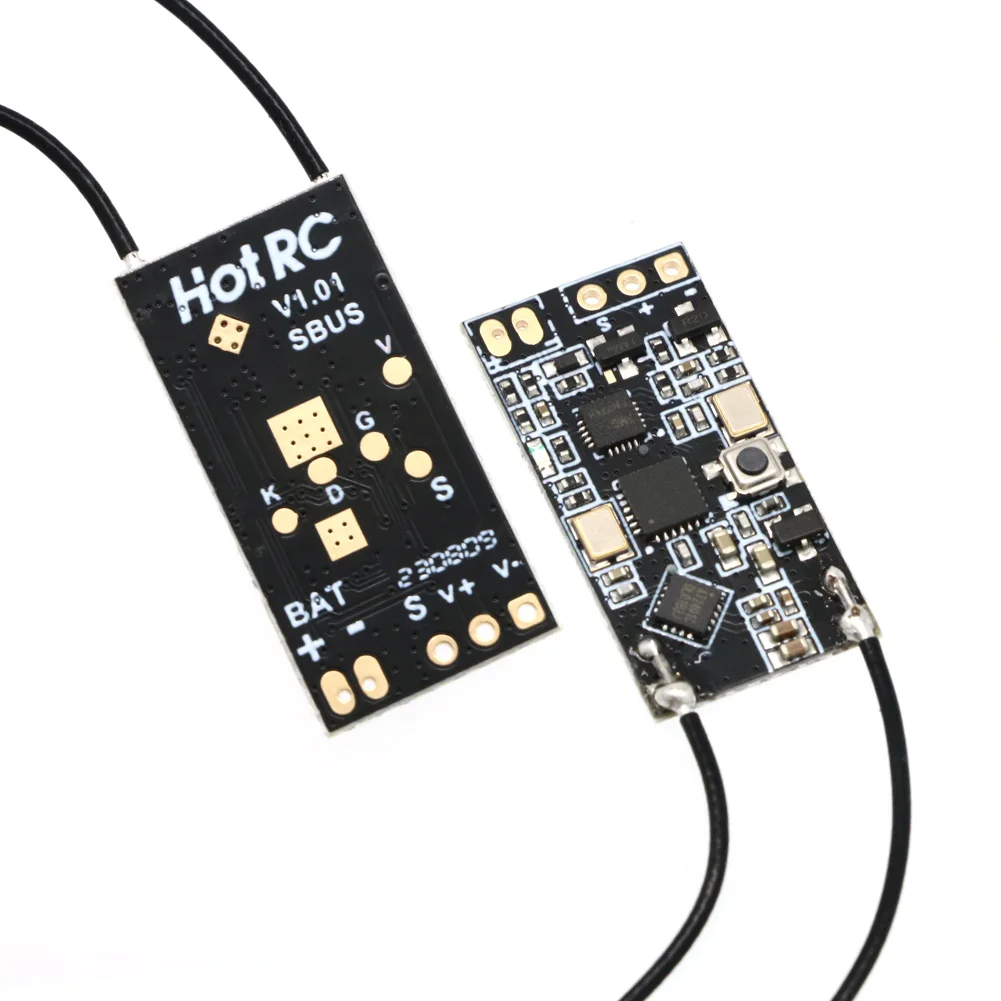 Récepteur RC Flysky avec gyro intégré - SBUS-A, F-08AT, F-06AT, F-05AT