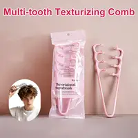 Peigne texturant volumateur, peigne à dents larges pour salon, peigne coiffant pour cheveux bouclés et volumineux, pour la séparation des mèches et la création de frange, pour salon et usage domestique 5