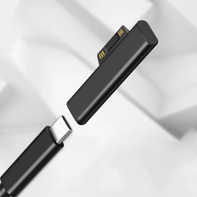 USB C 65W 15V 3A power supply charger adapter cable for Microsoft Surface Pro X 8 7 6 5 4 3 Type C PD tablet fast charging plug
