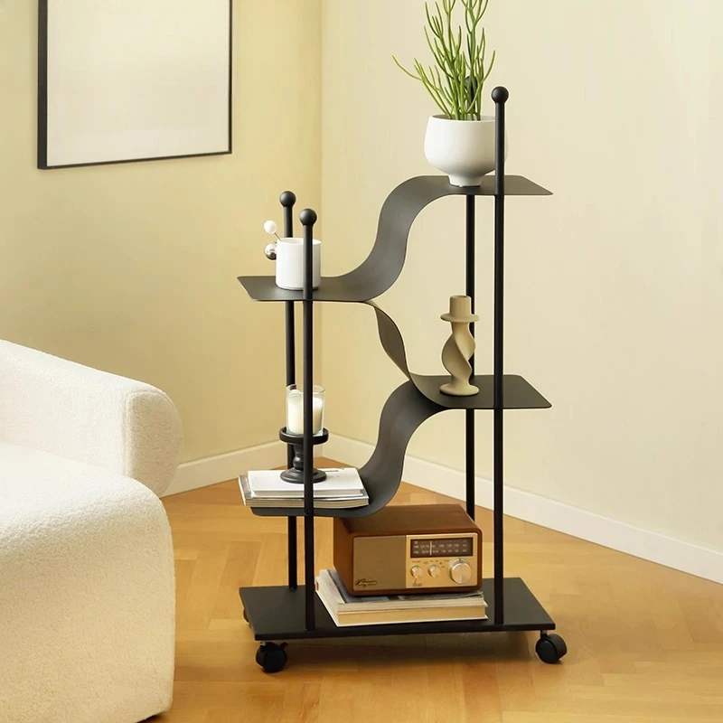 Minimalist Multi‑Tier Storage Rack, Mobile Display Ledge, Modern Creative Organizer, Easy Balcony Plant Stand for greenery