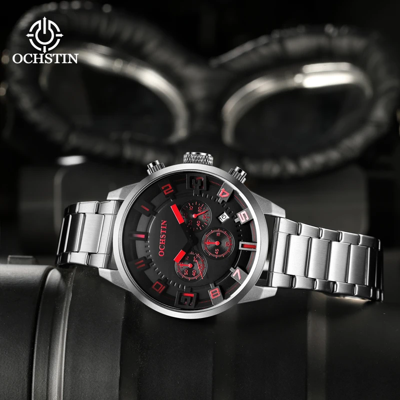 OCHSTIN Men's Watches Stainless Steel Ultra Thin Men's Quartz Watches Sports Watches Men's Luxury Watches Original Watches