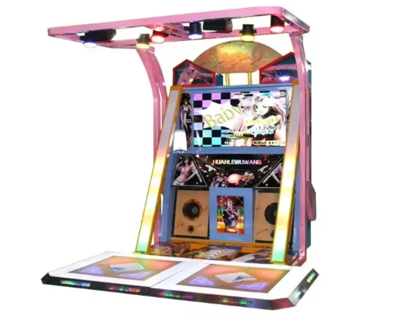Interactive Dance Arcade Machine Commercial Entertainment Attraction Equipment for Family Centers