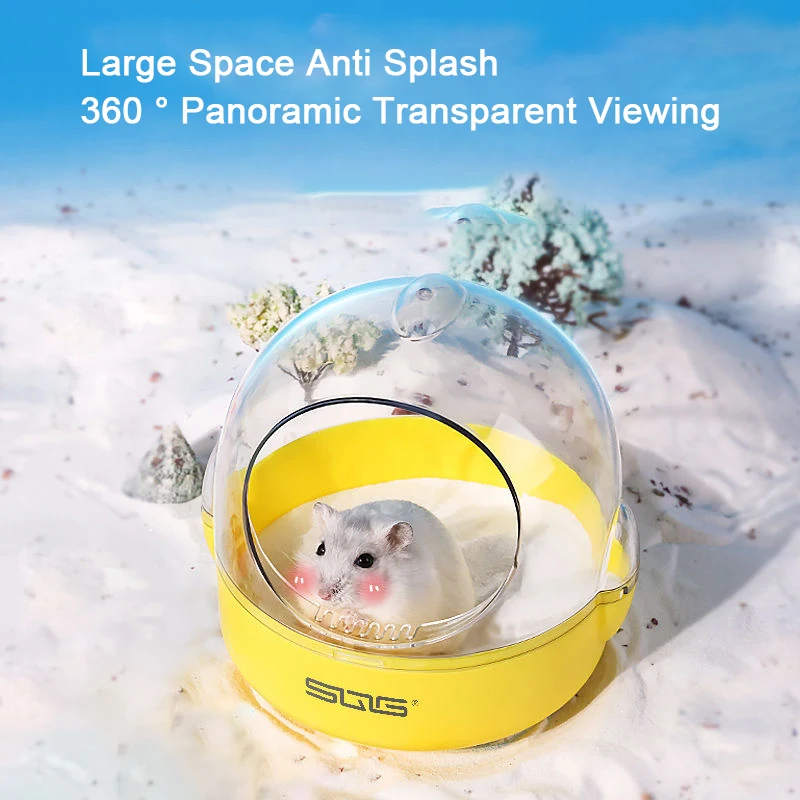Hamster urine sand bath sand 2-in-1 bath guinea pig bathroom toilet basin