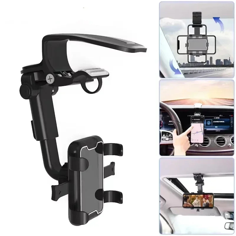 Universal Car Phone Holder 360 Degree Rotatable Mount