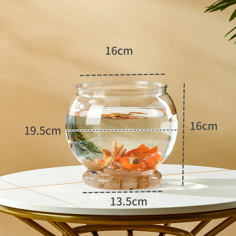 Sturdy Nicely Betta Fish Bowl Small Aquariums for Small Ornamental