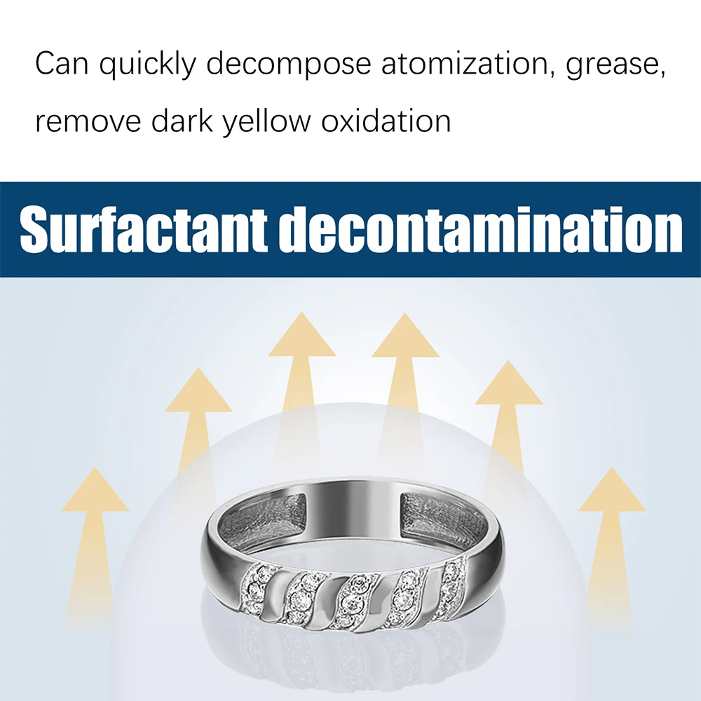 100ml Jewelry Cleaner Silver Jewelry Necklace Ring Clean Polishing Liquid Ring Care Washing Fluid Multi-Function Cleaner