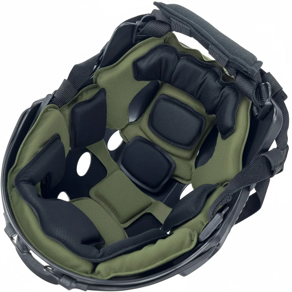 Universelles taktisches Helm-Memory-Schaum-Pad-Set – schützende Kisseneinsätze für FAST/MICH/ACH/USMC/PASGT-Helme – Detail 11